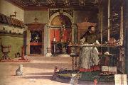 Vittore Carpaccio vision of st.augustine oil painting artist